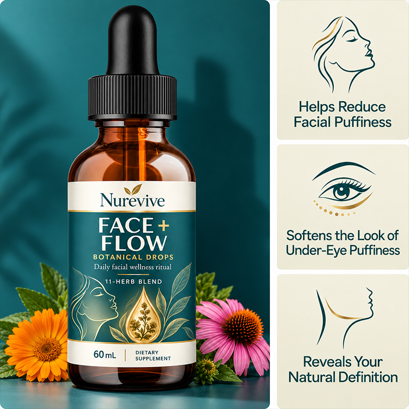 Nurevive Face + Flow botanical drops